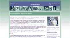 Desktop Screenshot of k9diabetes.com